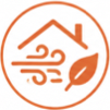 The Air Authority icon representing indoor air quality and home HVAC comfort in Central New